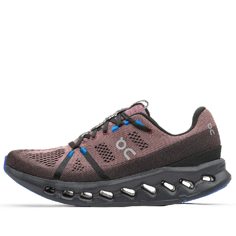 Lightweight Running Shoes On Cloudsurfer - Black/Cobalt