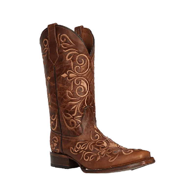 Casual Sandals For Sale Corral Boots Women's Honey Brown Embroidered Boot