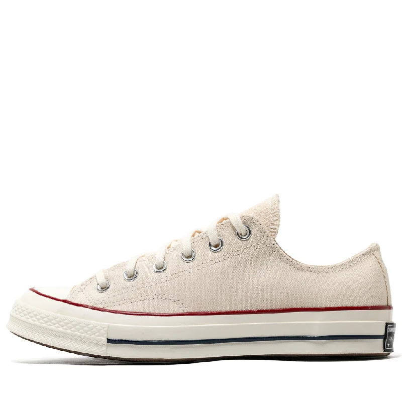 Comfortable Snow Sneakers Converse Chuck 70 Low - Canvas Parchment/Garnet