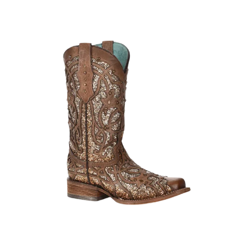 Stylish Boots For Sale Corral Women's Glittered Square Toe Oryx Boots