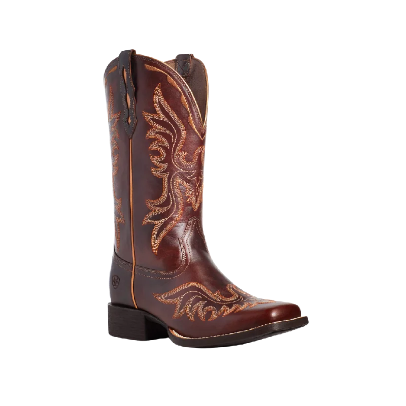 Waterproof Sports Shoes Ariat Women's Round Up Flutter Western Boot