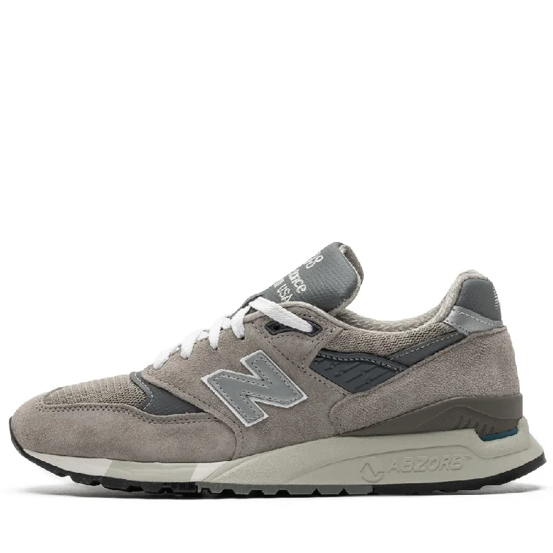 Best Sneakers For Running New Balance Made in USA 998 - Grey/Silver