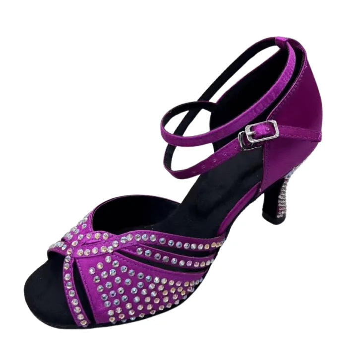 Comfortable Hiking Shoes Diamant Dance Shoes Purple