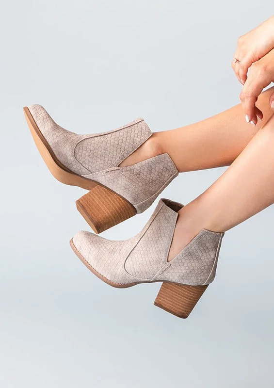 Comfortable Loafers For Work Tarim Bootie in Grey