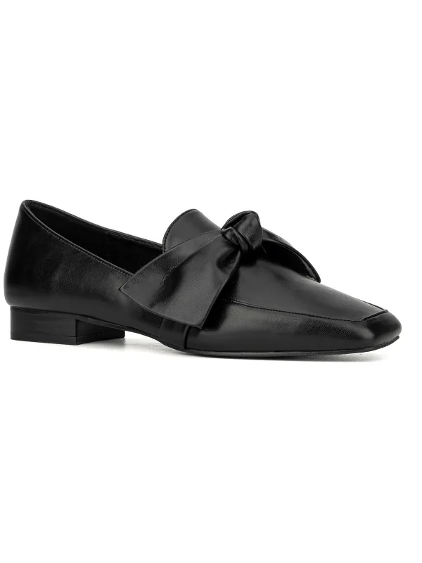 Comfortable Formal Footwear Dominica Womens Faux Leather Slip On Loafers