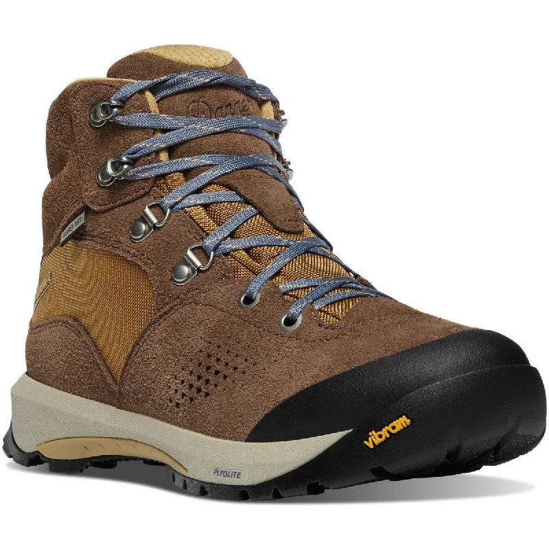 High Fashion Footwear Danner Women's Inquire Mid 5" WP Hiking Boot -Brown/Sand- 64534