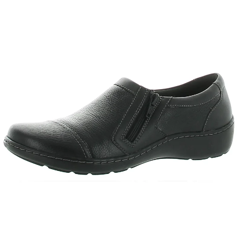 Durable Work Boots Cora Giny Womens Leather Slip On Oxfords