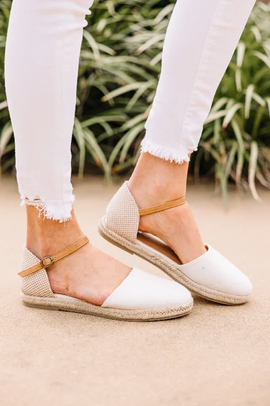 Comfortable Hiking Shoes On The Way Beige Brown Espadrilles Flats