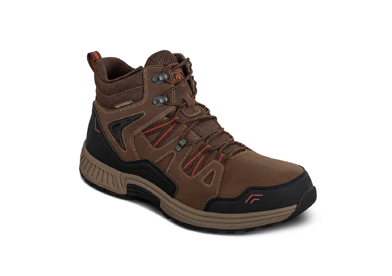 Luxury Leather Sneakers Ridgewood Waterproof - Brown