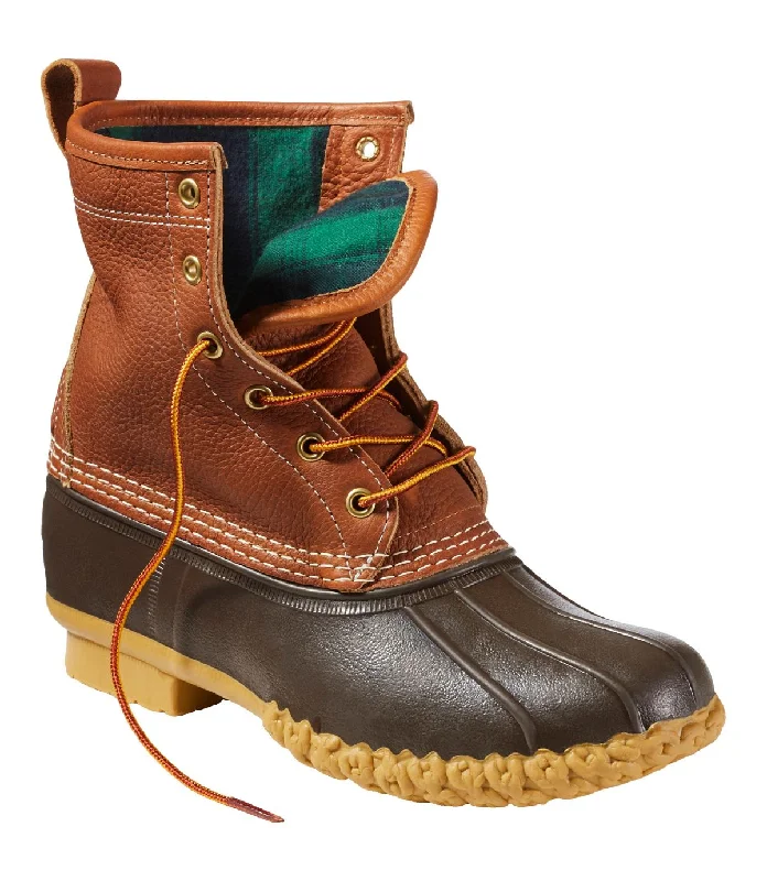 Warm Winter Boots L.L. Bean Women's Bean Boots, 8" Insulated Flannel Leather