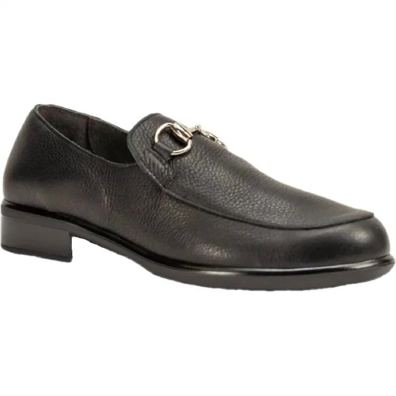 Comfortable Sports Shoes Women's Bentu Loafer In Black Soft Leather