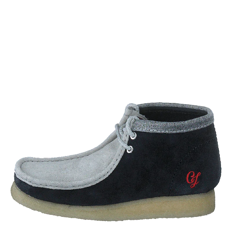 Sporty Running Shoes Wallabee Boot Vcy Navy/grey