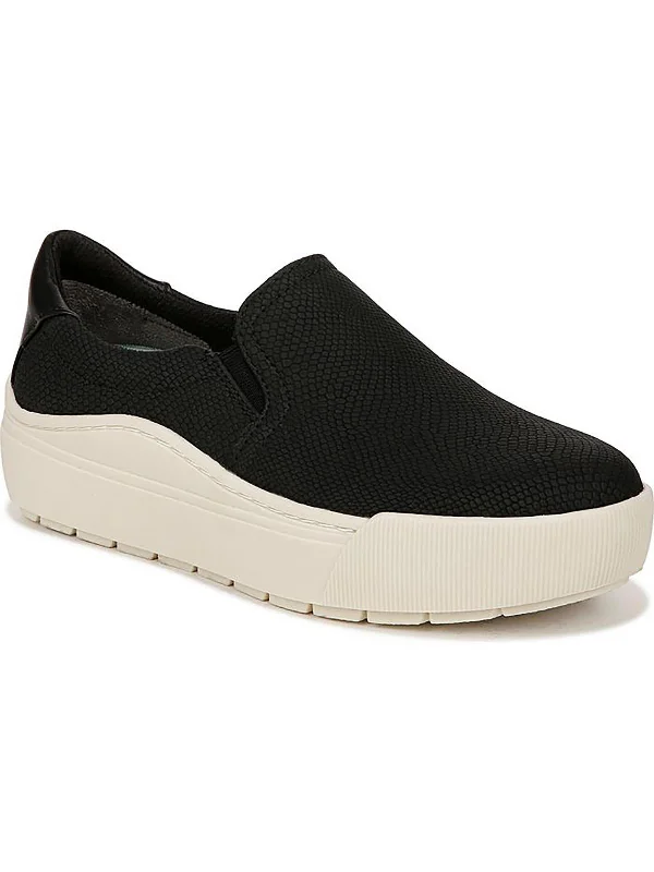 Best Running Footwear Time Off So Womens Faux Leather Slip On Slip-On Sneakers