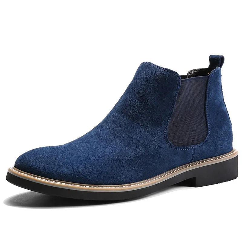 Comfortable Hiking Shoes West Louis™ Designer Pointed Toe Suede Chelsea Boots