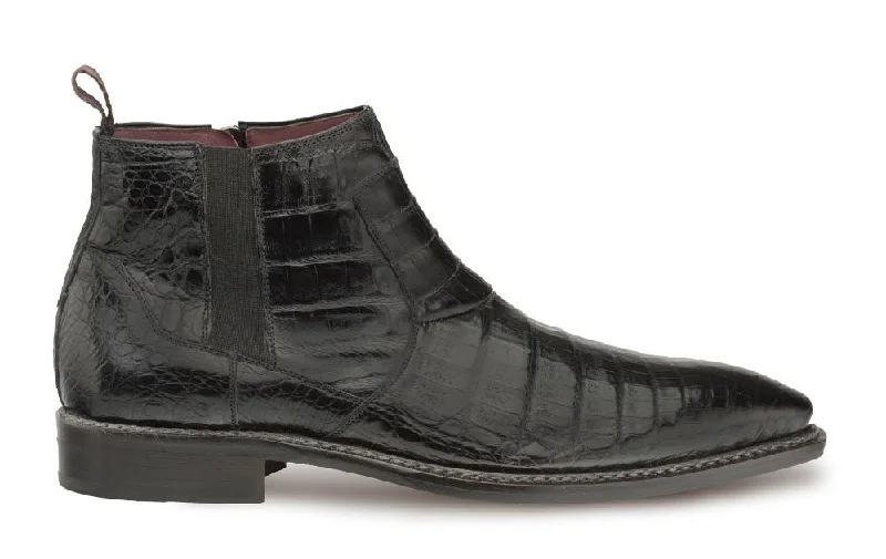 Casual Booties For Sale Blackmore Crocodile Slip-On Boot Black