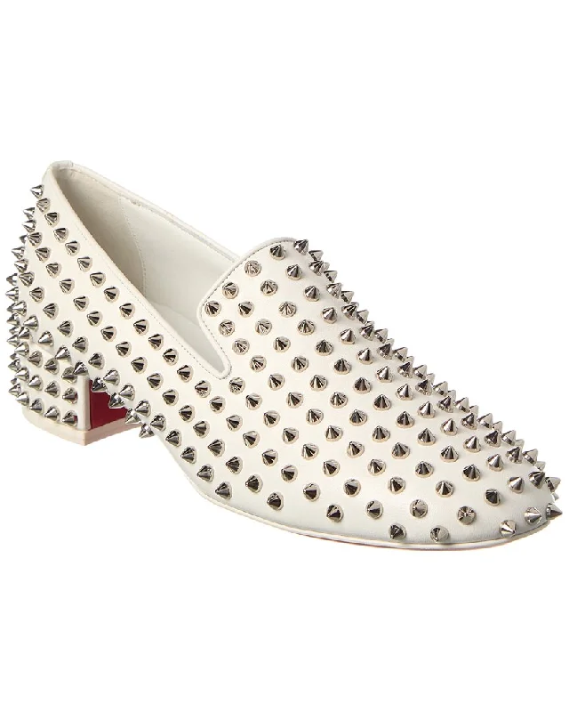 Comfortable Loafers For Work Christian Louboutin Spikeasy 30 Leather Loafer