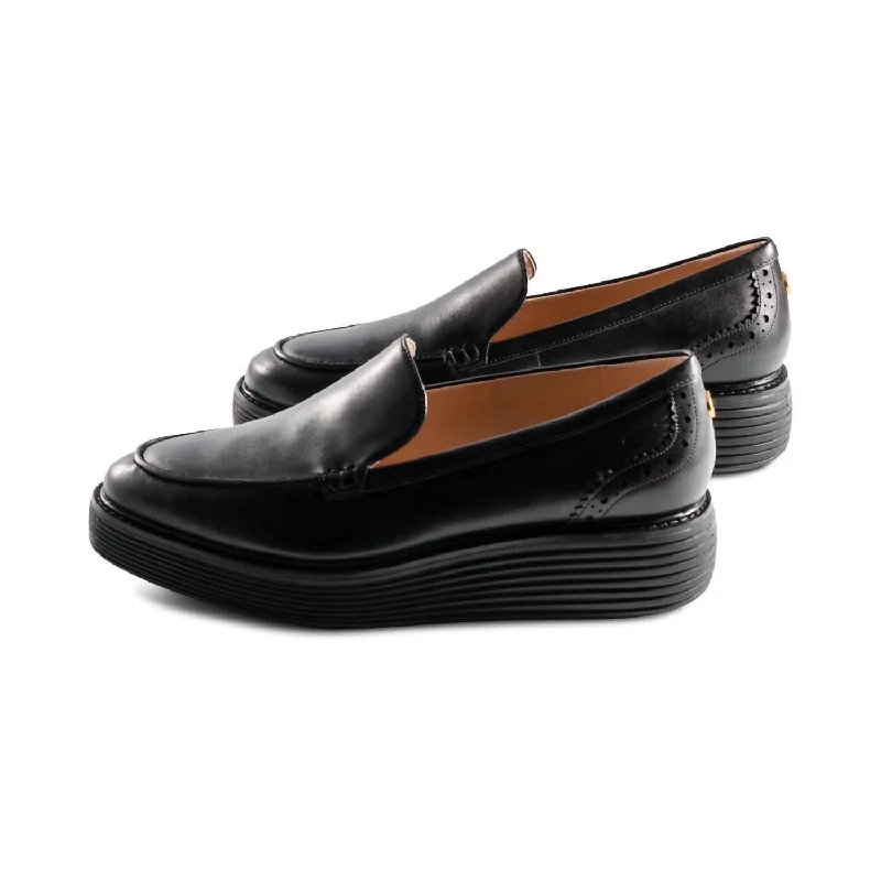 Best Hiking Shoes Online Women's Og Platform Venetian Loafer In Black