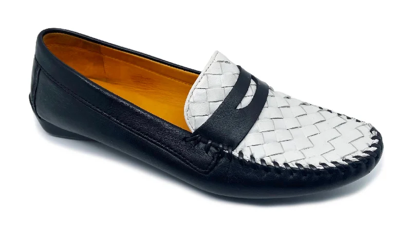 Best Running Sneakers Women's Petra Loafers In Black/white