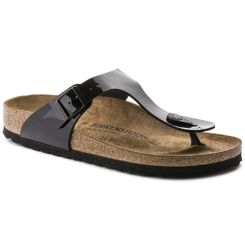 Birkenstock Gizeh BF Patent Black R 43661