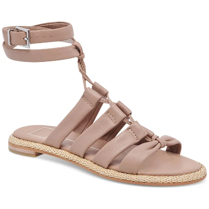 Vintage Sneakers Collection Dolce Vita Womens Adison Leather Buckle Gladiator Sandals