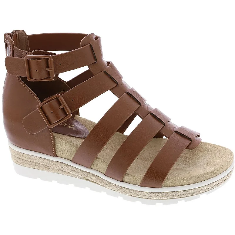 Luxury Sneakers For Sale Easy Street Womens Simone Faux Leather Gladiator Sandals