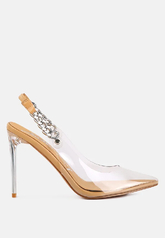 Formal Wedding Shoes Goddess Metallic Stiletto Heel Slingback Sandals