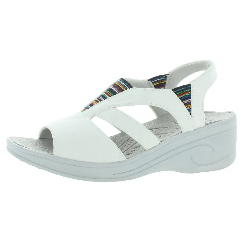 Casual Sandals For Sale SoLite by Easy Street Womens Uplift Rainbow inset Slingback Wedge Sandals