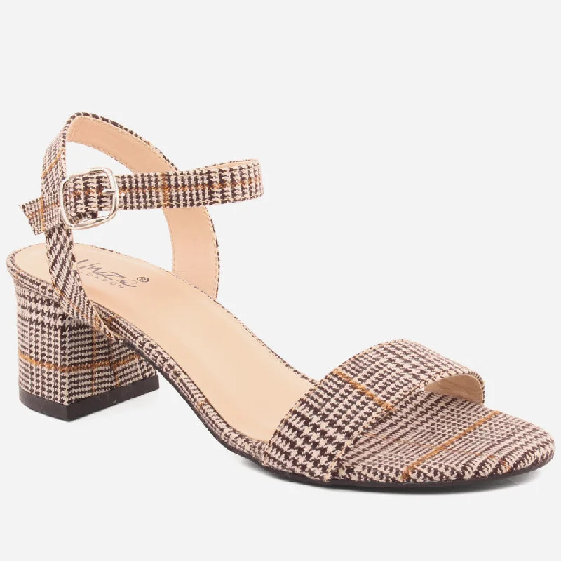 Casual Sandals Collection Women "SANDRA" Block Heel Stylish Sandals