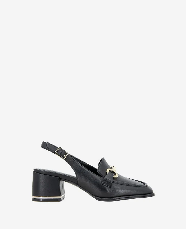 Elina Leather Slingback Loafer