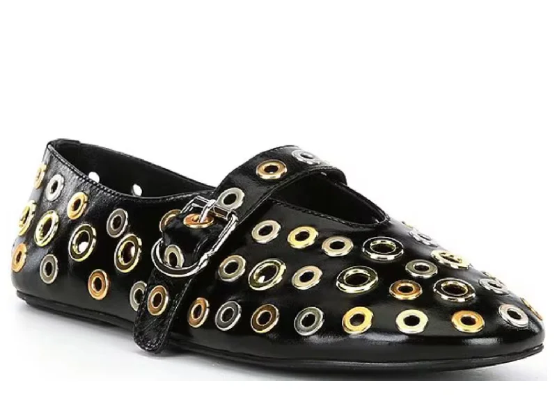 Jeffrey Campbell: Holed in Black Gold & Silver