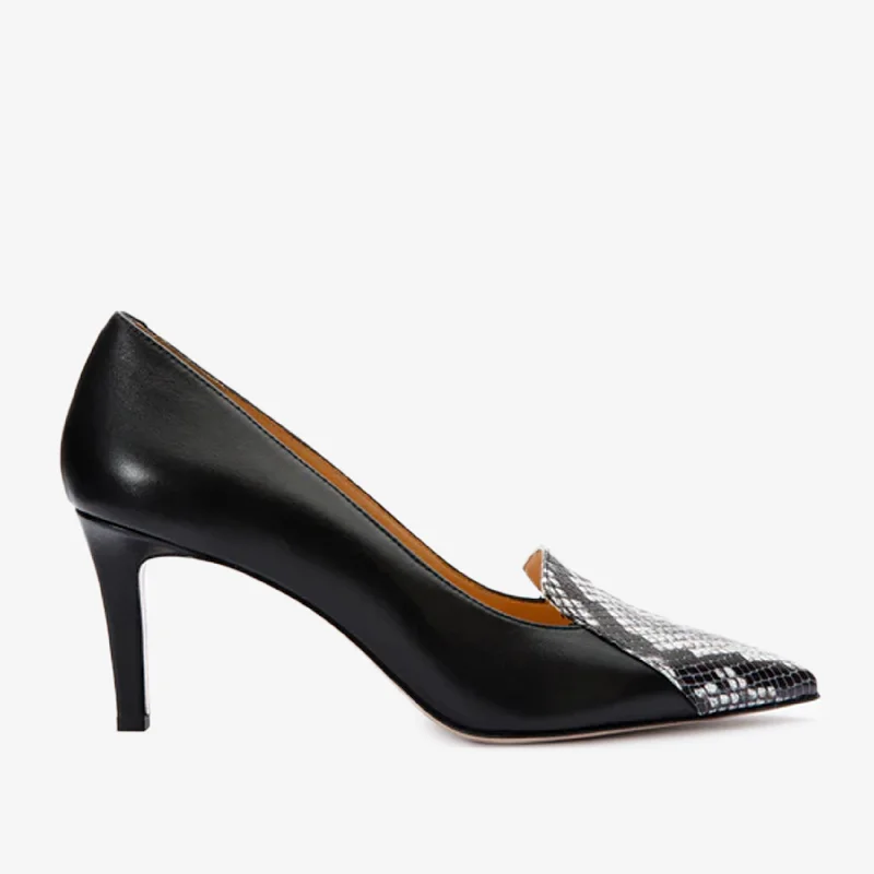 Formal Leather Shoes The Dilan Black Leather Pump Women Shoe