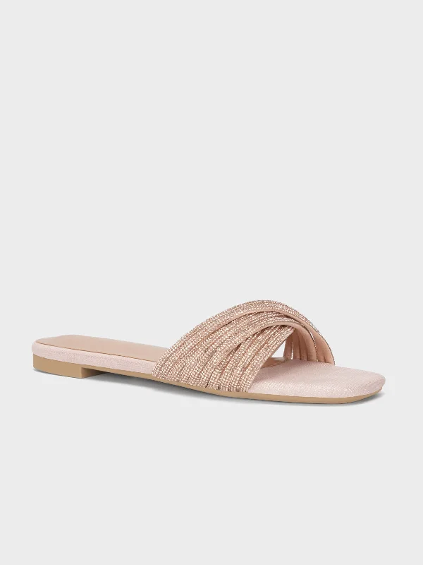 Women's "APHEA" Square Toe Slippers