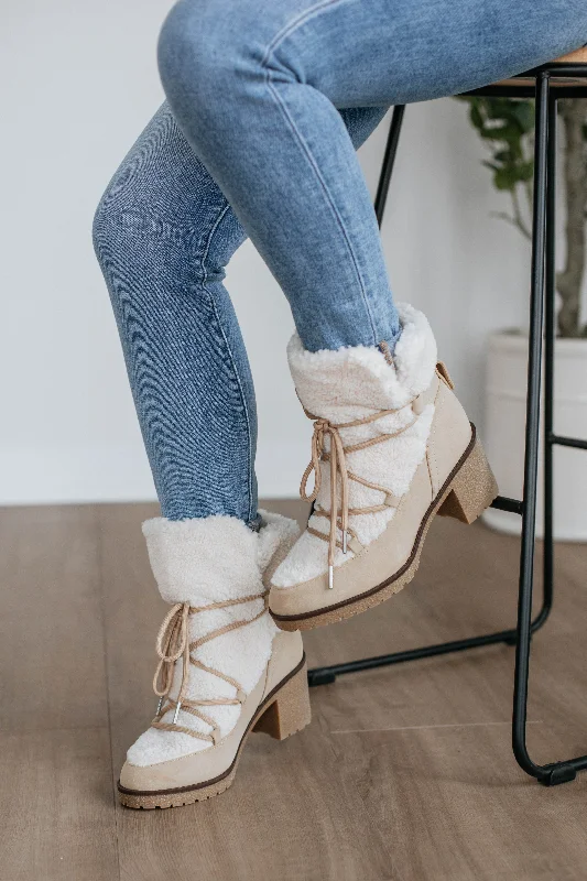 Warm Winter Boots Embracing The Chill Boots - Taupe