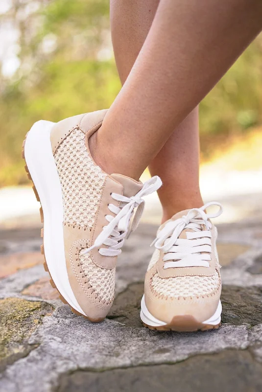 Zori Natural Platform Sneakers