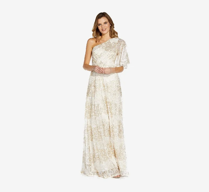 Modest Gown Adrianna Papell AP1E207831 Long Formal Evening Dress