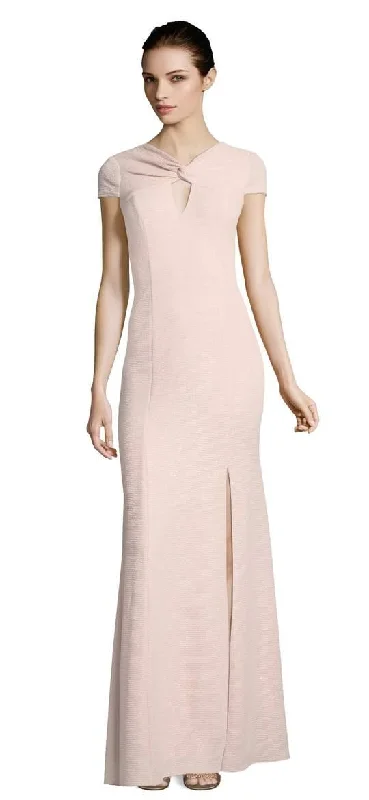 Satin Slip Dress Adrianna Papell AP1E203510 Long Formal Trumpet Gown