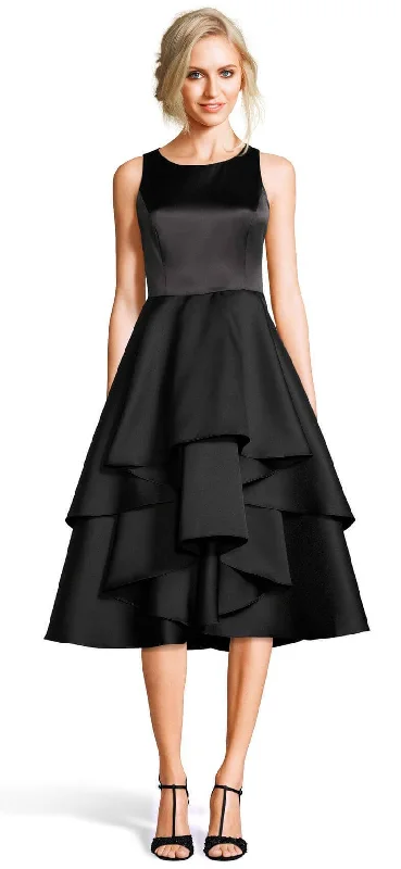 V-Neck Dress Adrianna Papell AP1E201685 Short Sleeveless Cocktail Dress