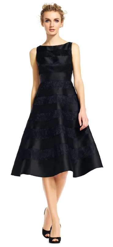 One-Shoulder Gown Adrianna Papell AP1E200847 Sleeveless Short Cocktail Party Dress