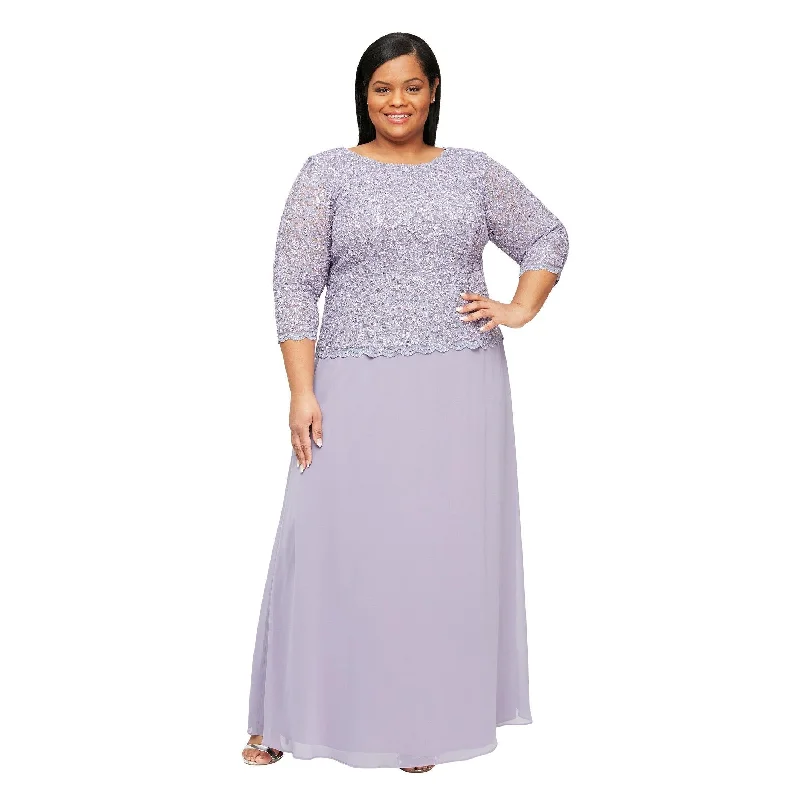 Beaded Dress Alex Evenings AL412318 Long Plus Size Dress Sale