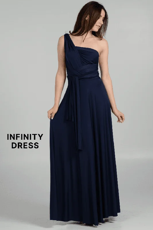 Off-White Gown Long Convertible Jersey Dress by Poly USA 7022