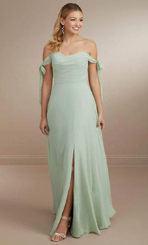Elegant Wedding Gown Christina Wu Celebration 22162 - Bow Tie Off Shoulder Evening Gown