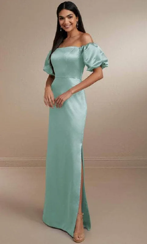 Polka Dot Gown Christina Wu Celebration 22163 - Off Shoulder Column Evening Gown