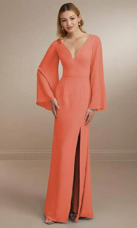 Off-White Gown Christina Wu Celebration 22164 - Flowy Evening Gown