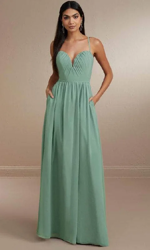 Dainty Chiffon Dress Christina Wu Celebration 22166 - Shirred Deep Sweetheart Evening Gown Dainty Chiffon Dress Christina Wu Celebration 22166 - Shirred Deep Sweetheart Evening Gown