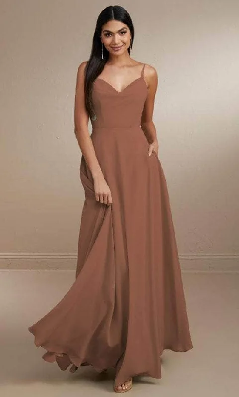 Pleated Gown Christina Wu Celebration 22169 - Cowl Neck Prom Dress