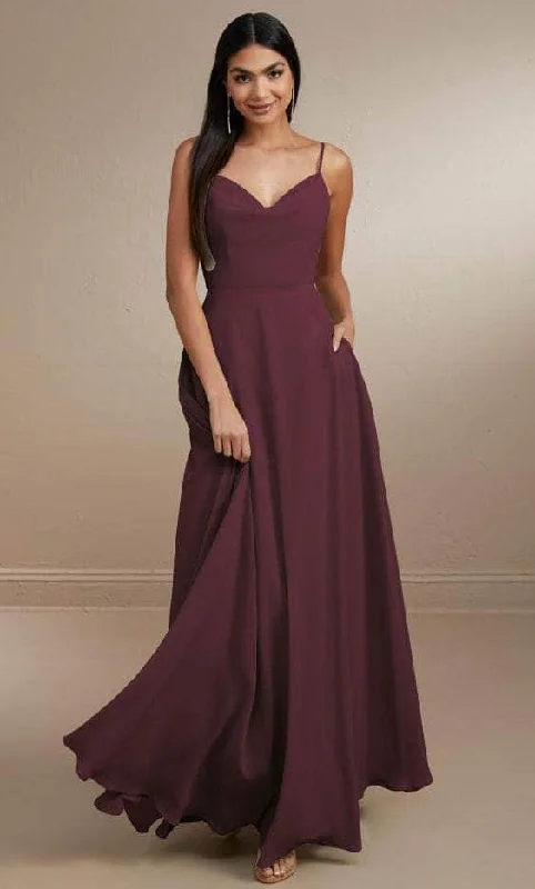 Floor-Length Gown Christina Wu Celebration 22169 - Sleeveless Chiffon A-Line Dress Floor-Length Gown Christina Wu Celebration 22169 - Sleeveless Chiffon A-Line Dress