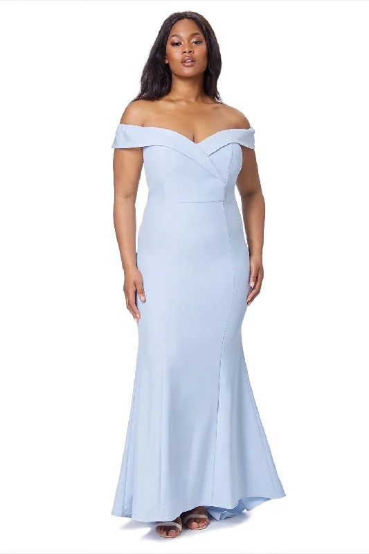 Strapless Gown Draya Bardot Maxi Dress With Train