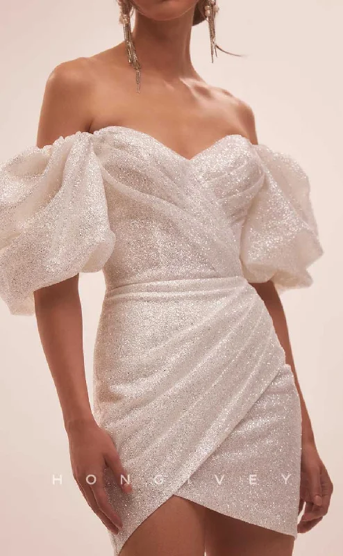 Draped Satin Gown H1886 - Fitted Sweetheart Ruched Rhinestone Short Evening/Homecoming Dress Draped Satin Gown H1886 - Fitted Sweetheart Ruched Rhinestone Short Evening/Homecoming Dress