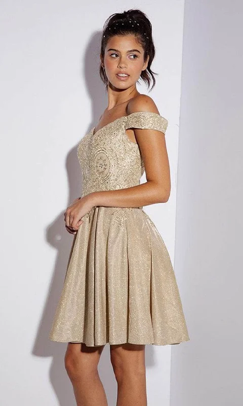 Glam Ball Gown Eureka Fashion 9366 - Sweetheart Embellished Cocktail Dress