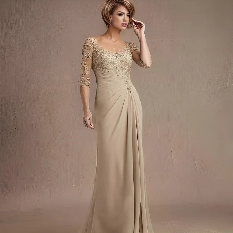 Classic Evening Dress FAWN Formal Dress